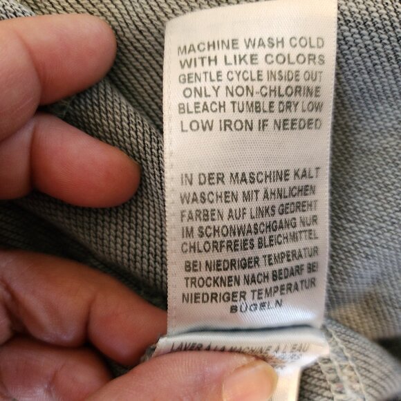 True Religion Men's Sweatshirt XL/TG Crafted With Pride Zip Hoodie Indigo Blue - Picture 15 of 15